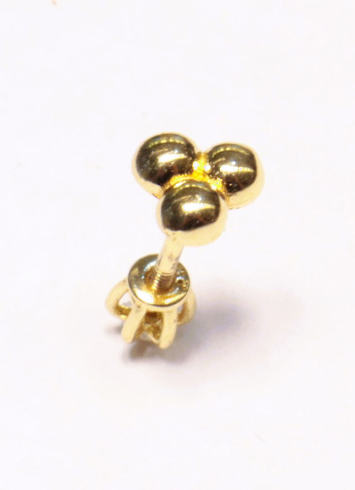 14 Ayar Altın Piercing Tragus Küpe 25114-T026