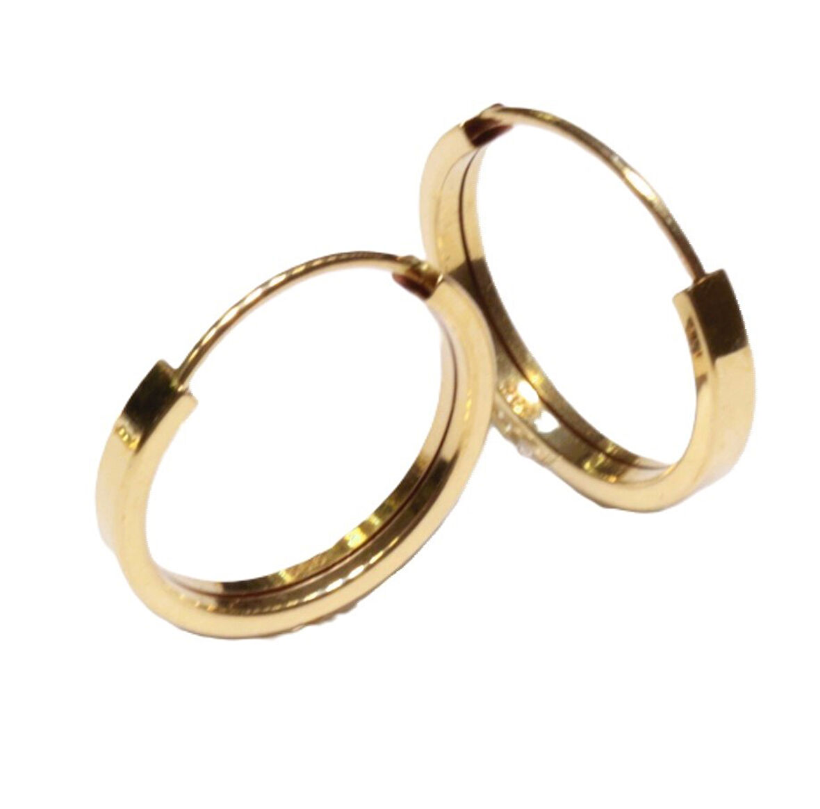  14 Ayar Altın Halka Küpe 25185