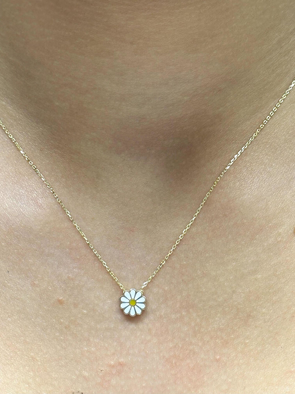  Altın Kolye Uçlu Zincir