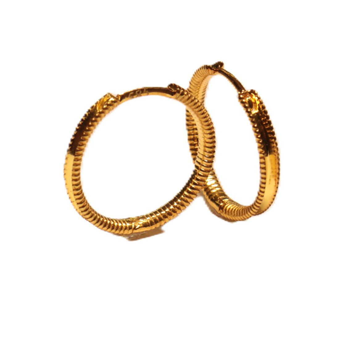 14 Ayar Altın Ajda Halka Küpe 25204