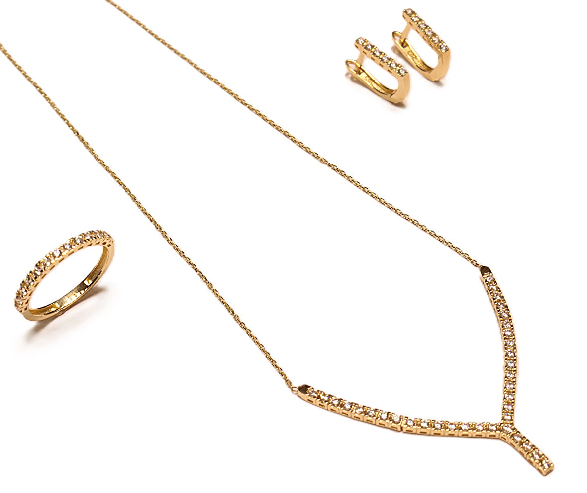  14 Ayar Altın Su Yolu Düğün-Nişan Seti