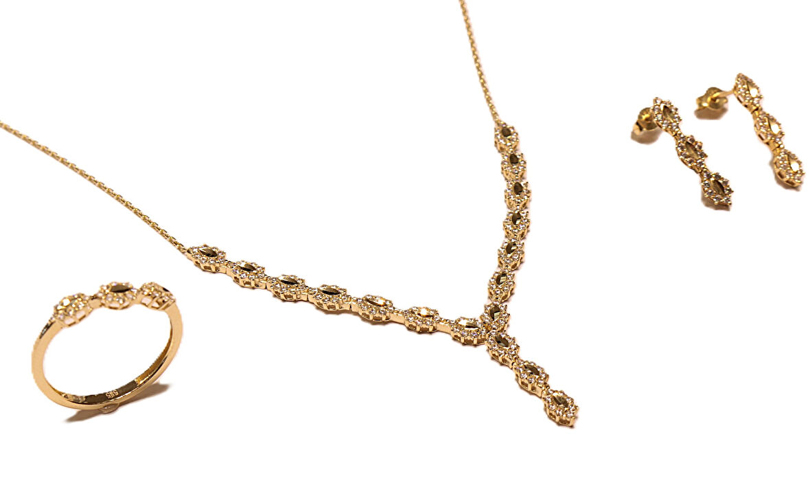 14 Ayar Altın Düğün-Nişan Seti