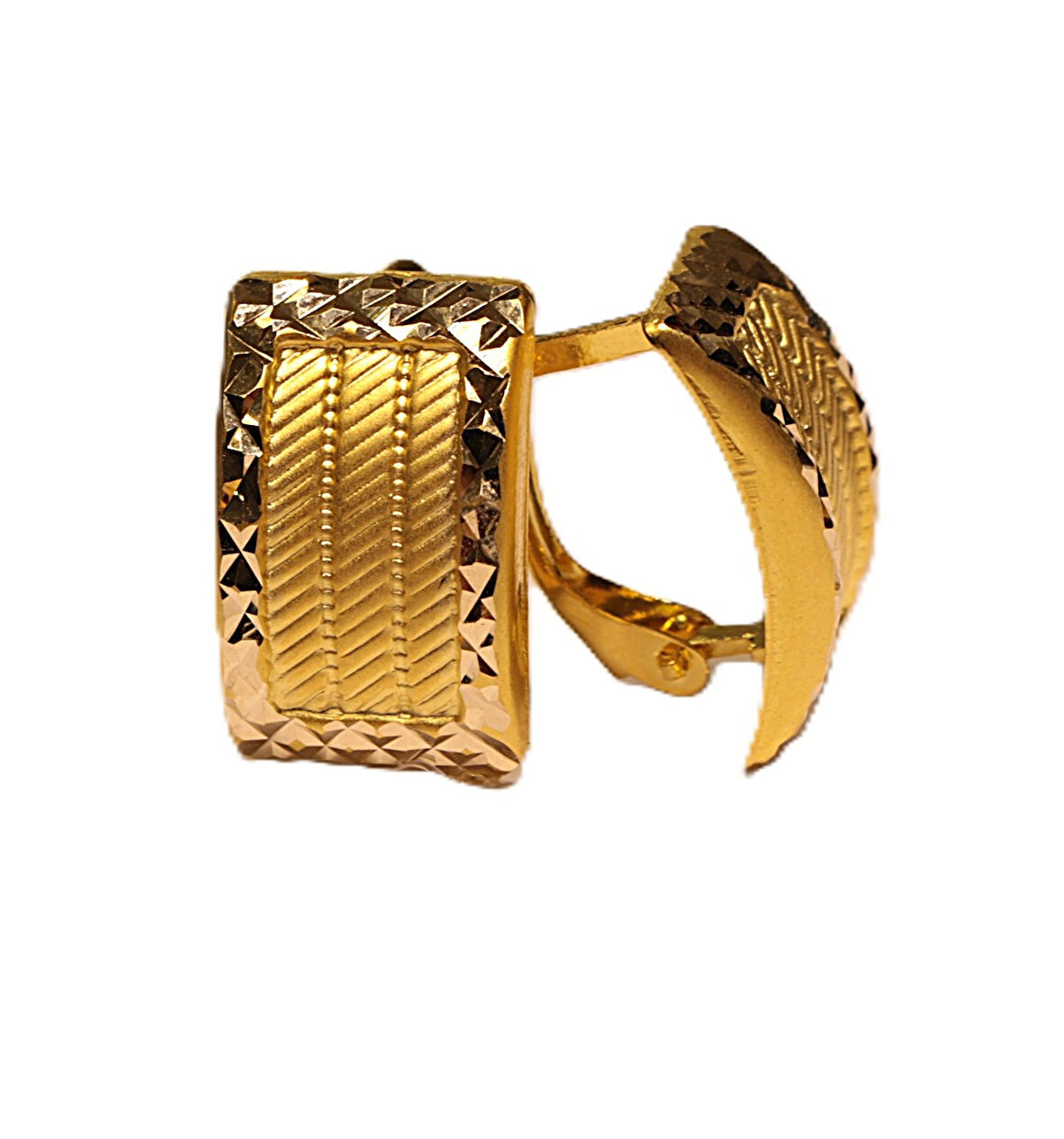  14 Ayar Altın Trabzon Hasır Küpe