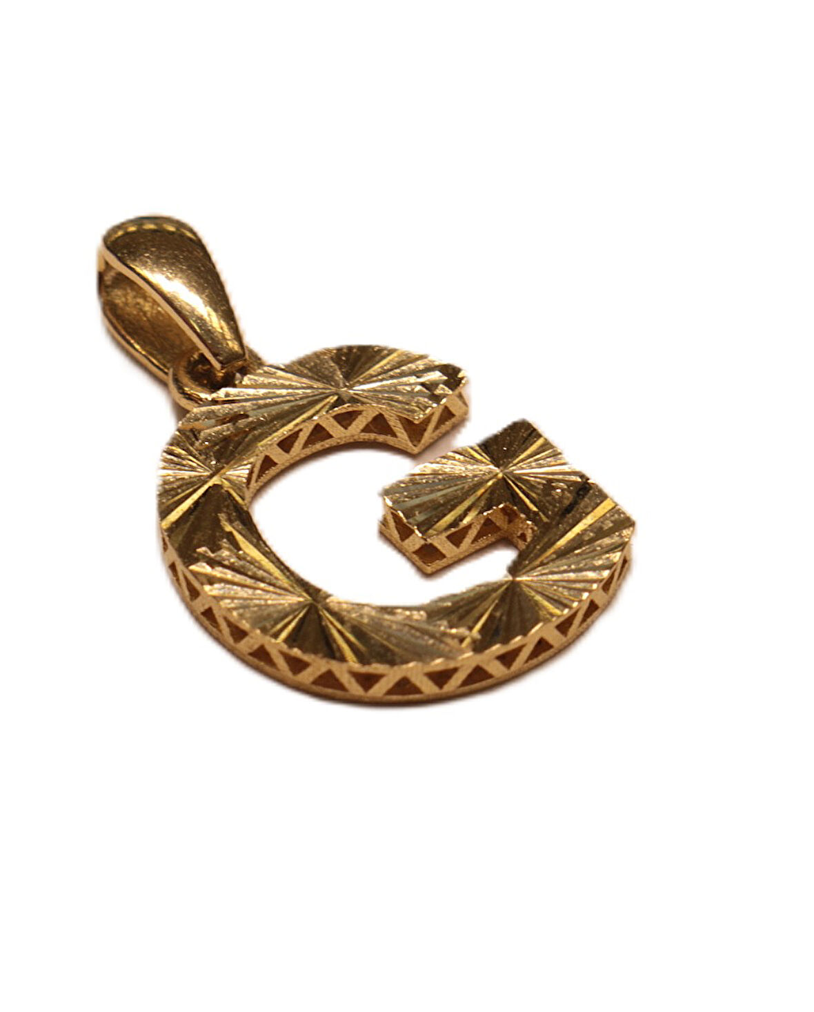  Altın 3 Boyutlu G Harfi