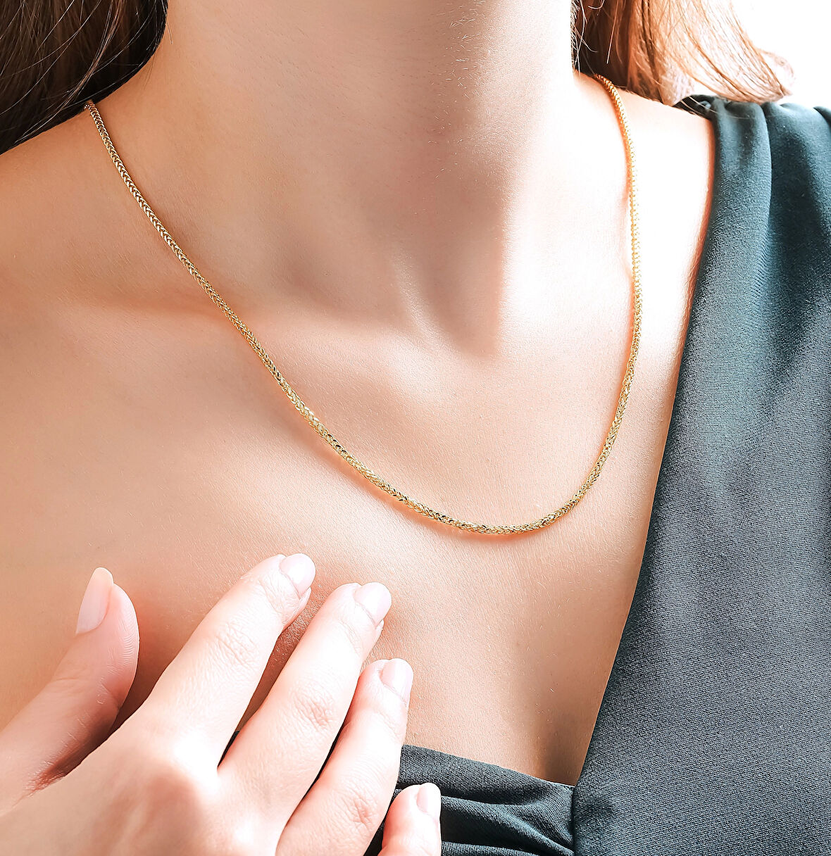  14 Ayar Altın Spy Model Zincir