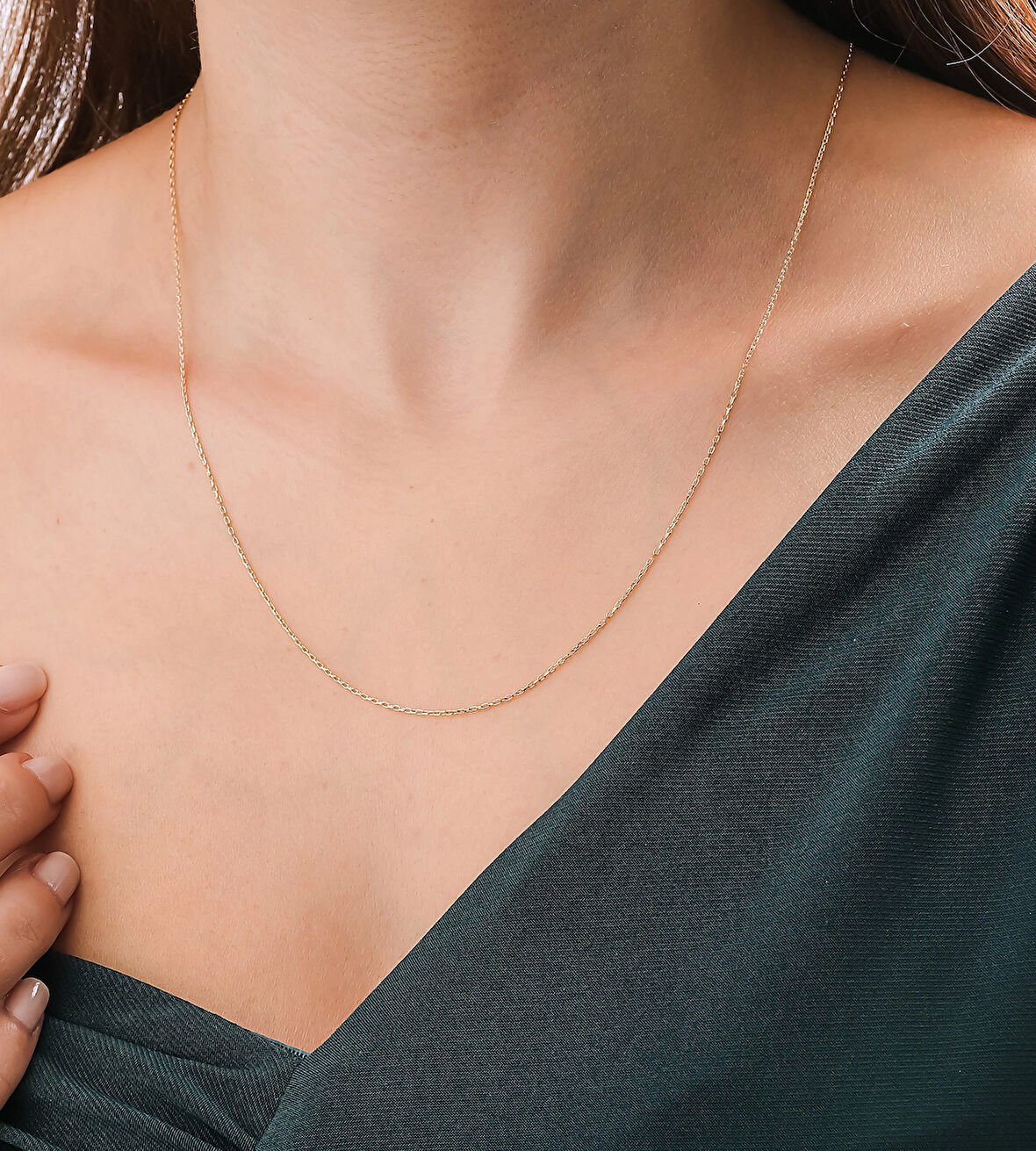  14 Ayar Altın Forse Model Zincir