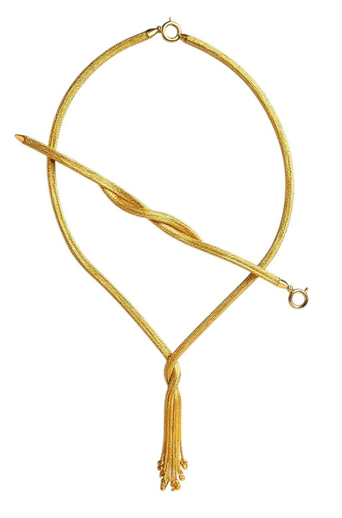 Altın İtalyan Örgü Kazze Set