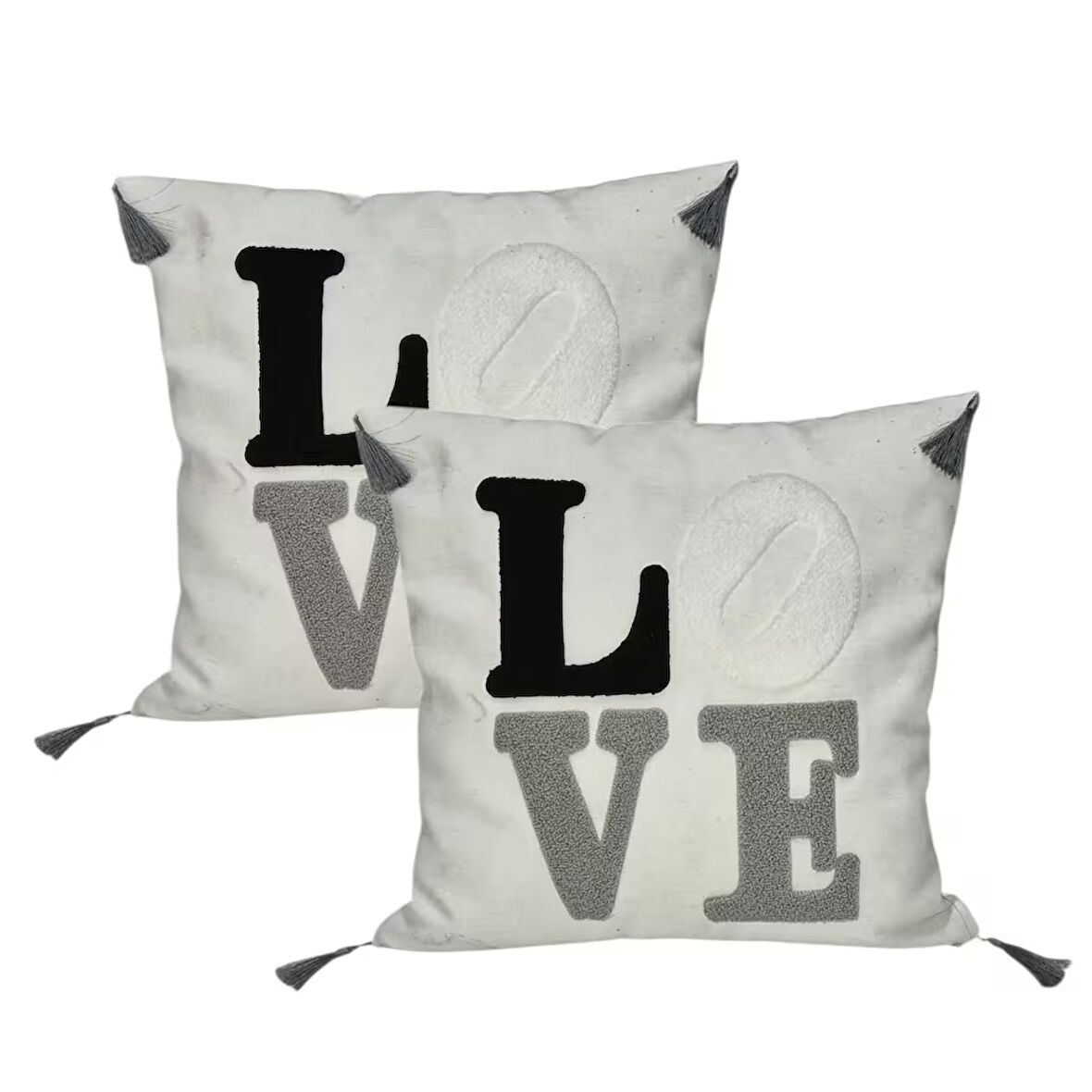 Nakışlı kırlent kılıfı Fermuarlı (40x40)