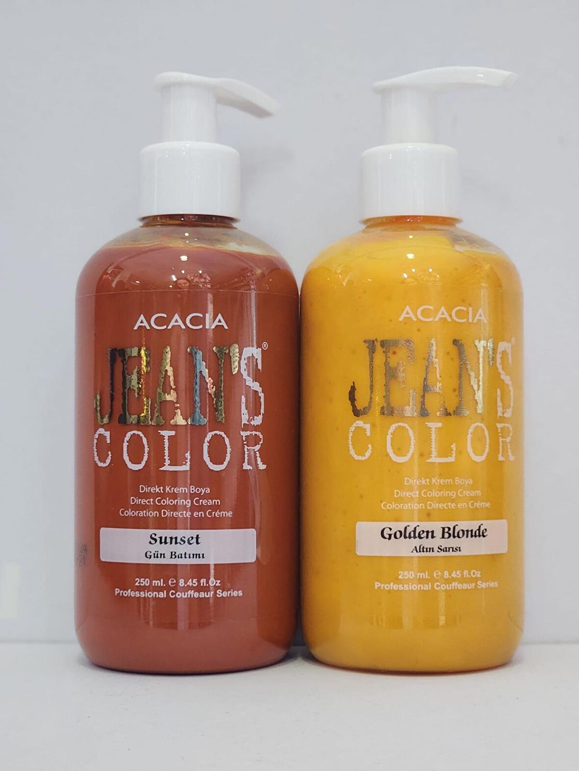 Jean's Color Gün Batımı- Altın Sarısı 250 ml 2li Set