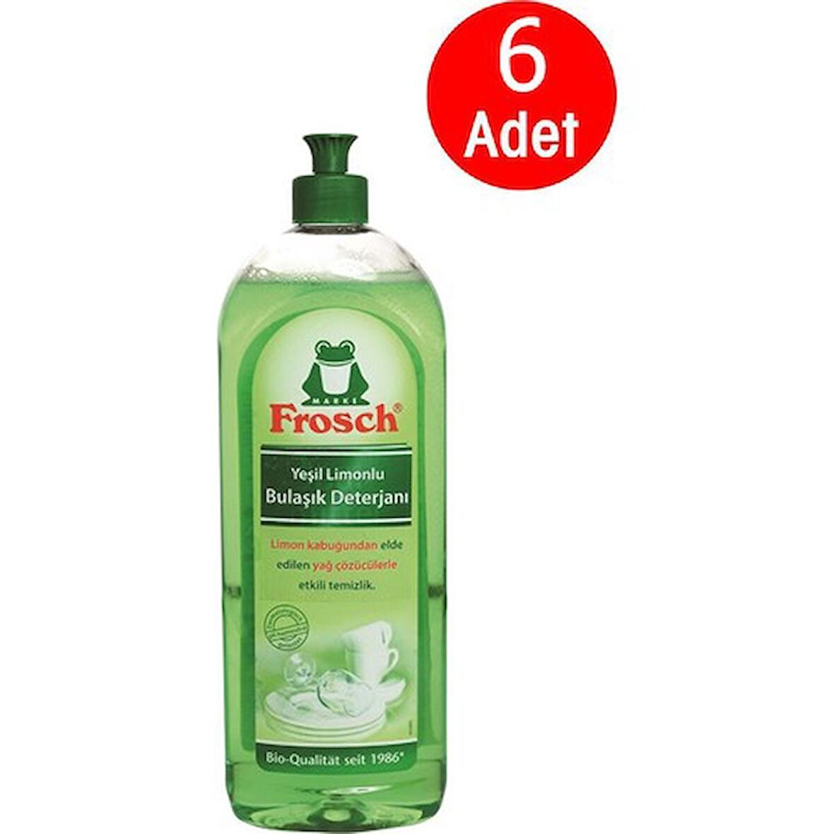 Frosch Bulaşık Deterjanı Limonlu 750 ml x 6