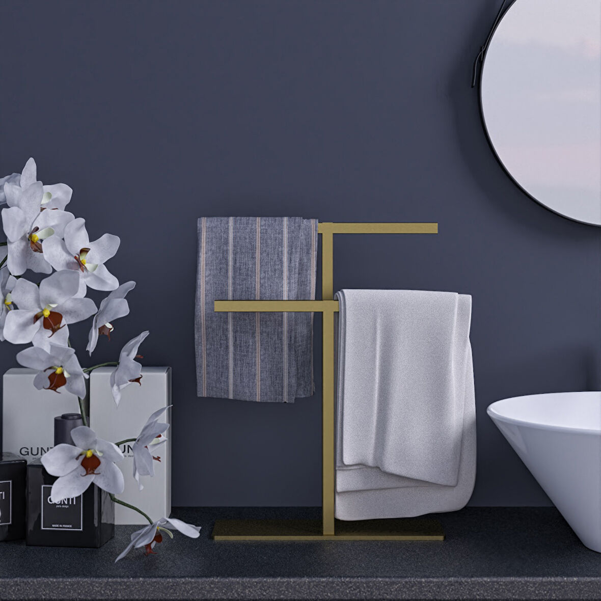 Nilüfer Tezgah Üzeri İki Kollu Düzenleyici, Havluluk 