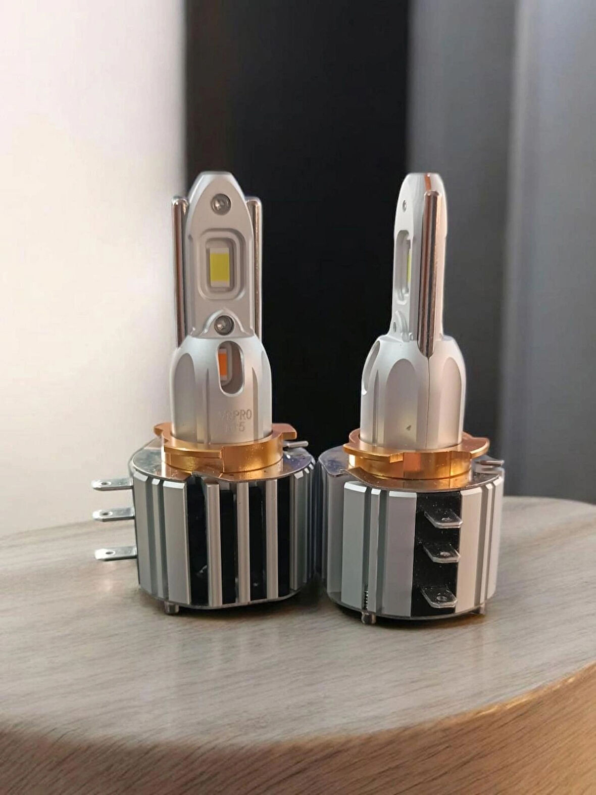 VrPro H15 Led Xenon Far Ampulü Csp Çip 15000lümen şimşek etkili led ZENON TURNCU BEYAZ 