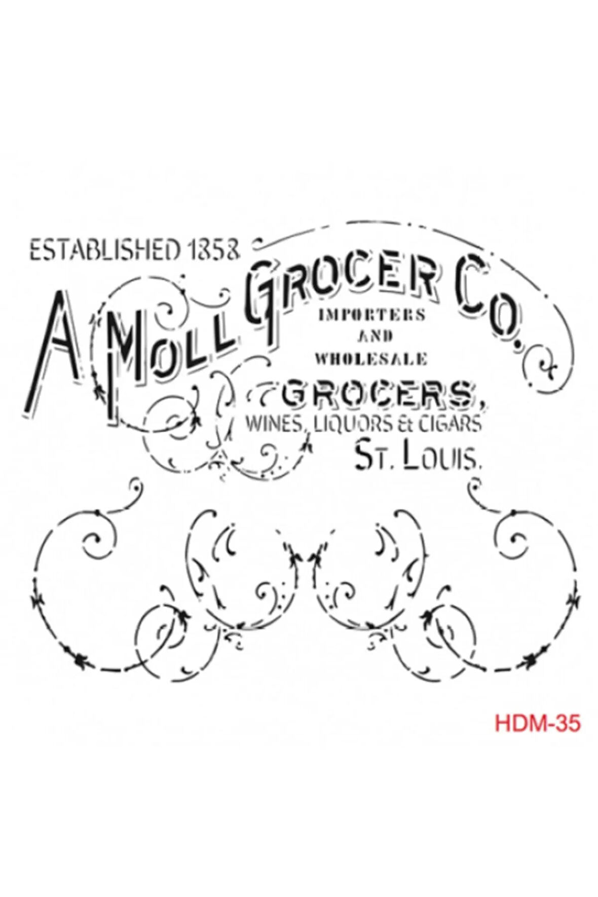 Hdm 35 25*25 Stencil