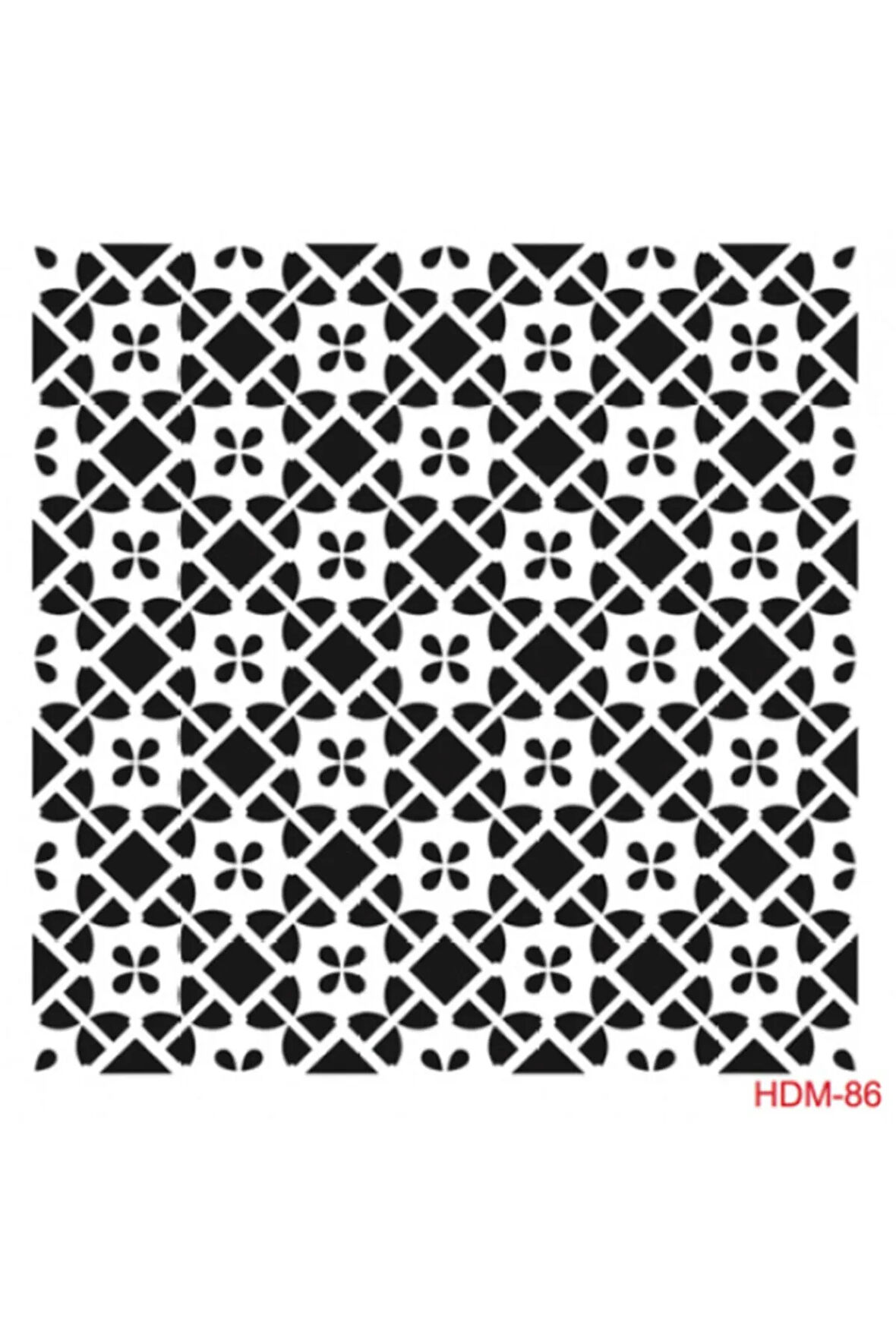 Home Decor 25*25 Hdm 86 Stencil