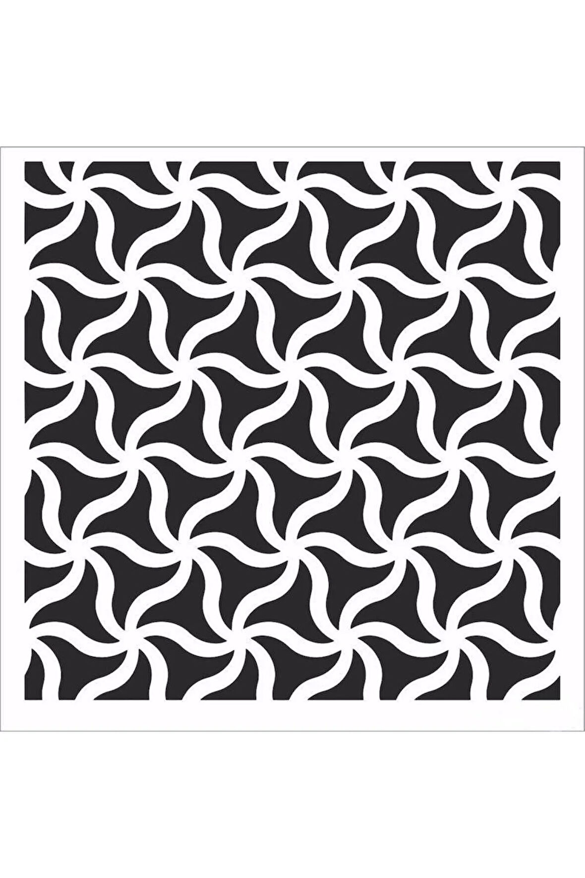 Hdm147 Home Dekor Midi Stencil (25x25)