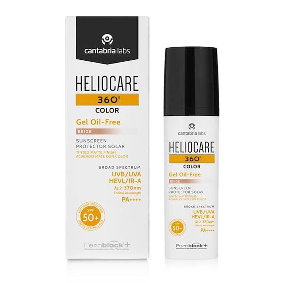 360 Gel Oil Free Renkli Beige Yağsız SPF+50 Jel Güneş Koruyucu 50 ml