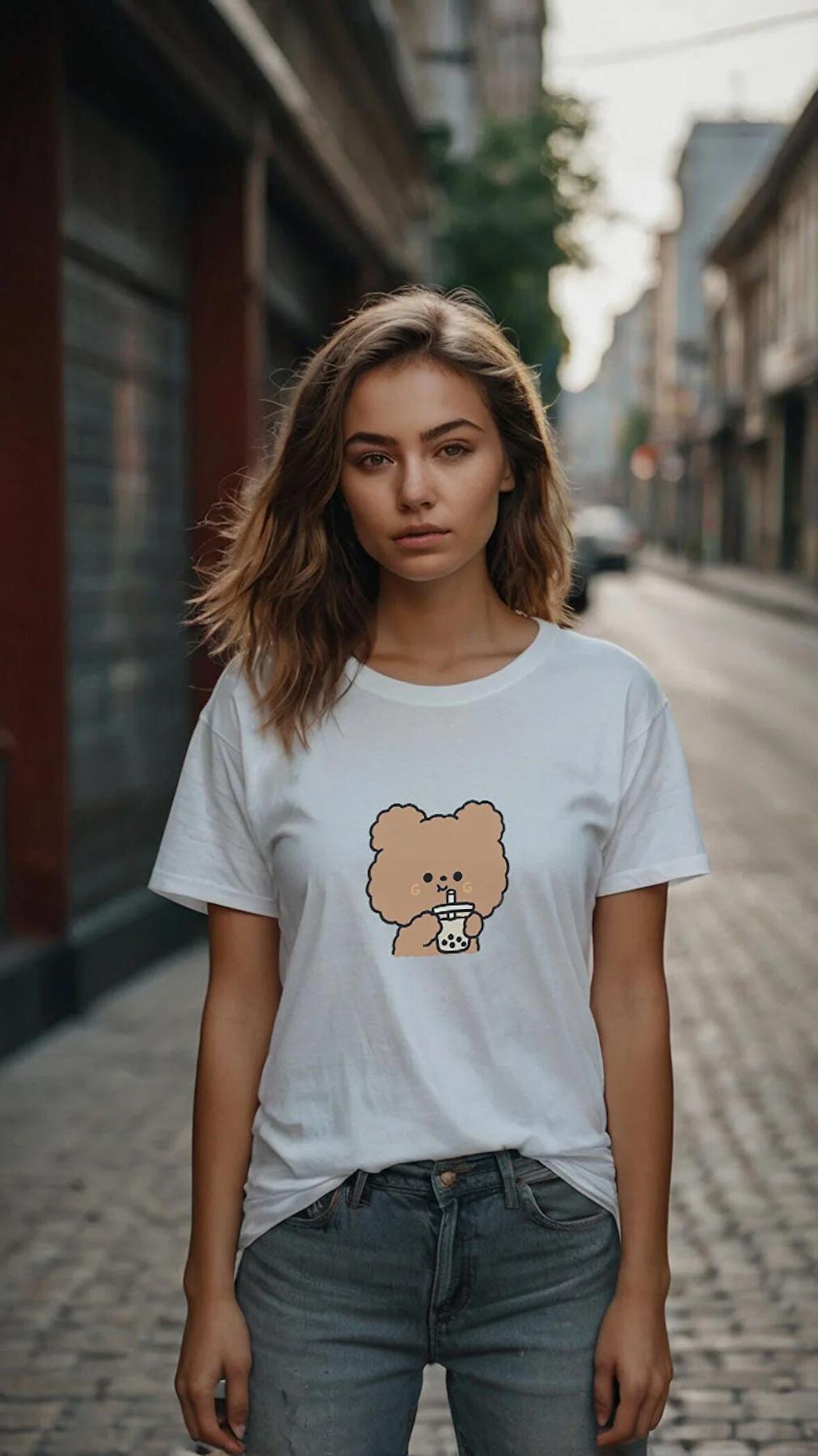 Kadın Baskılı T-Shirt  Kadın Tişört 