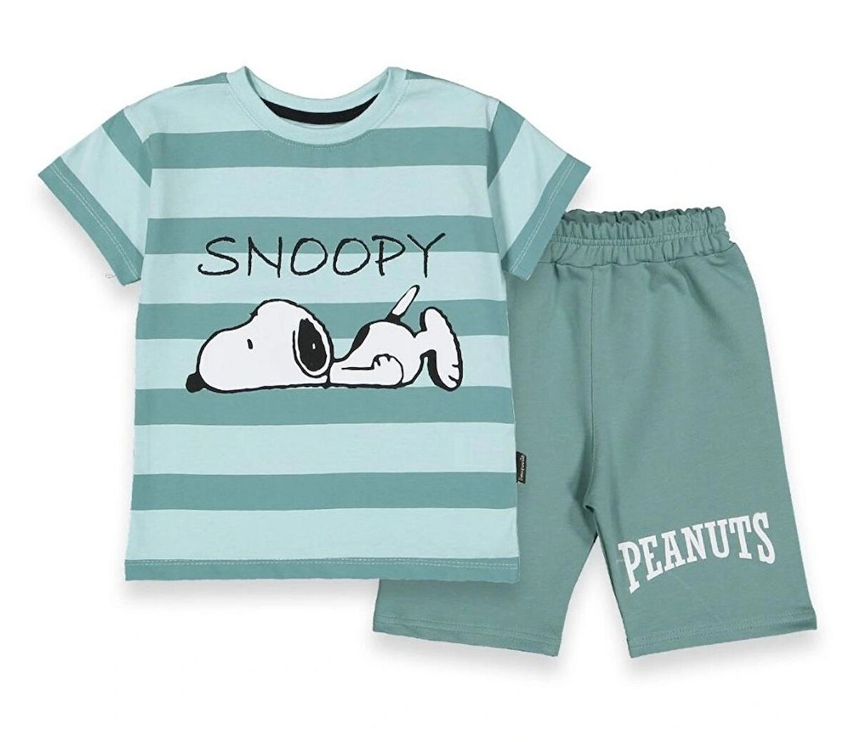 Snoopy Chill Erkek Çocuk Şortlu Alt Üst Takım