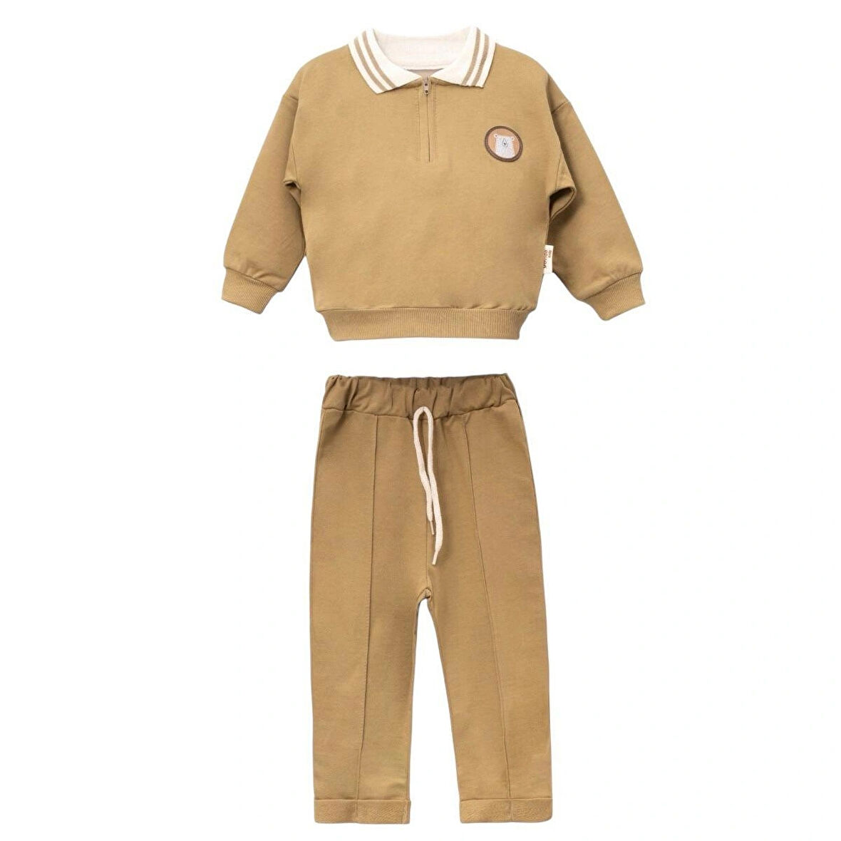 Polo Yaka Erkek Bebek İkili Takım