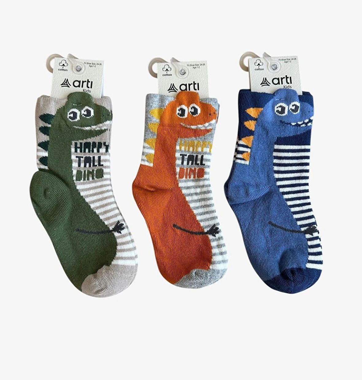 Arion 3'lü Erkek Çocuk Soket Çorap Seti