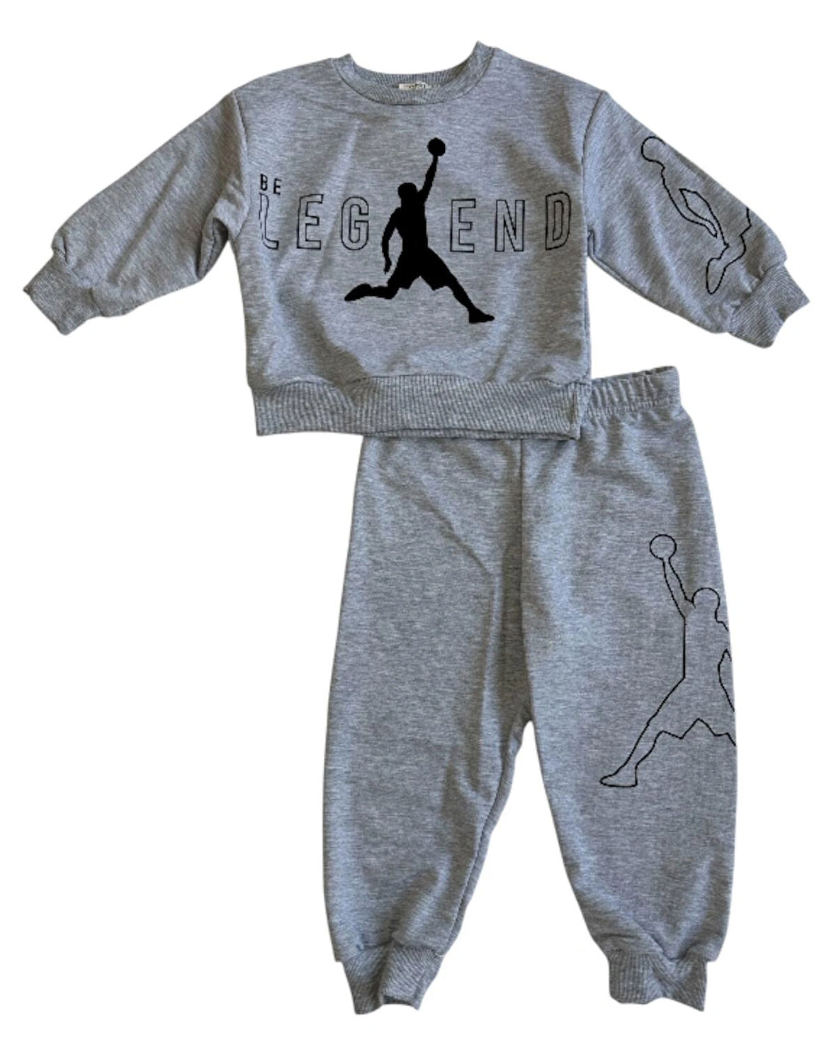 Basketboll Desenli Erkek Çocuk Eşofman Takımı
