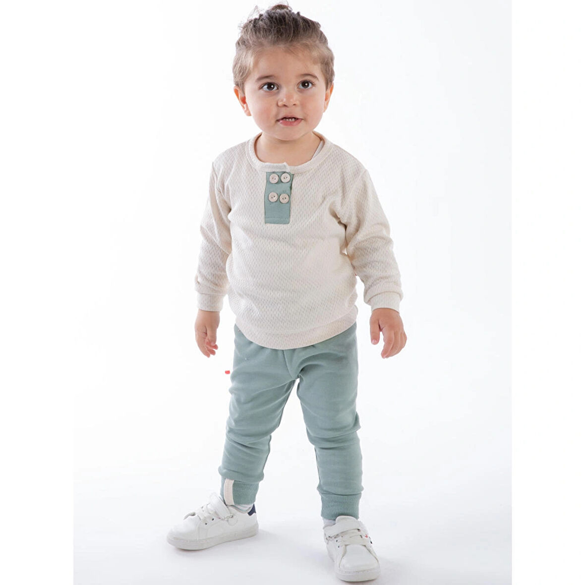 Mint Yeşili Erkek Bebek Takımı