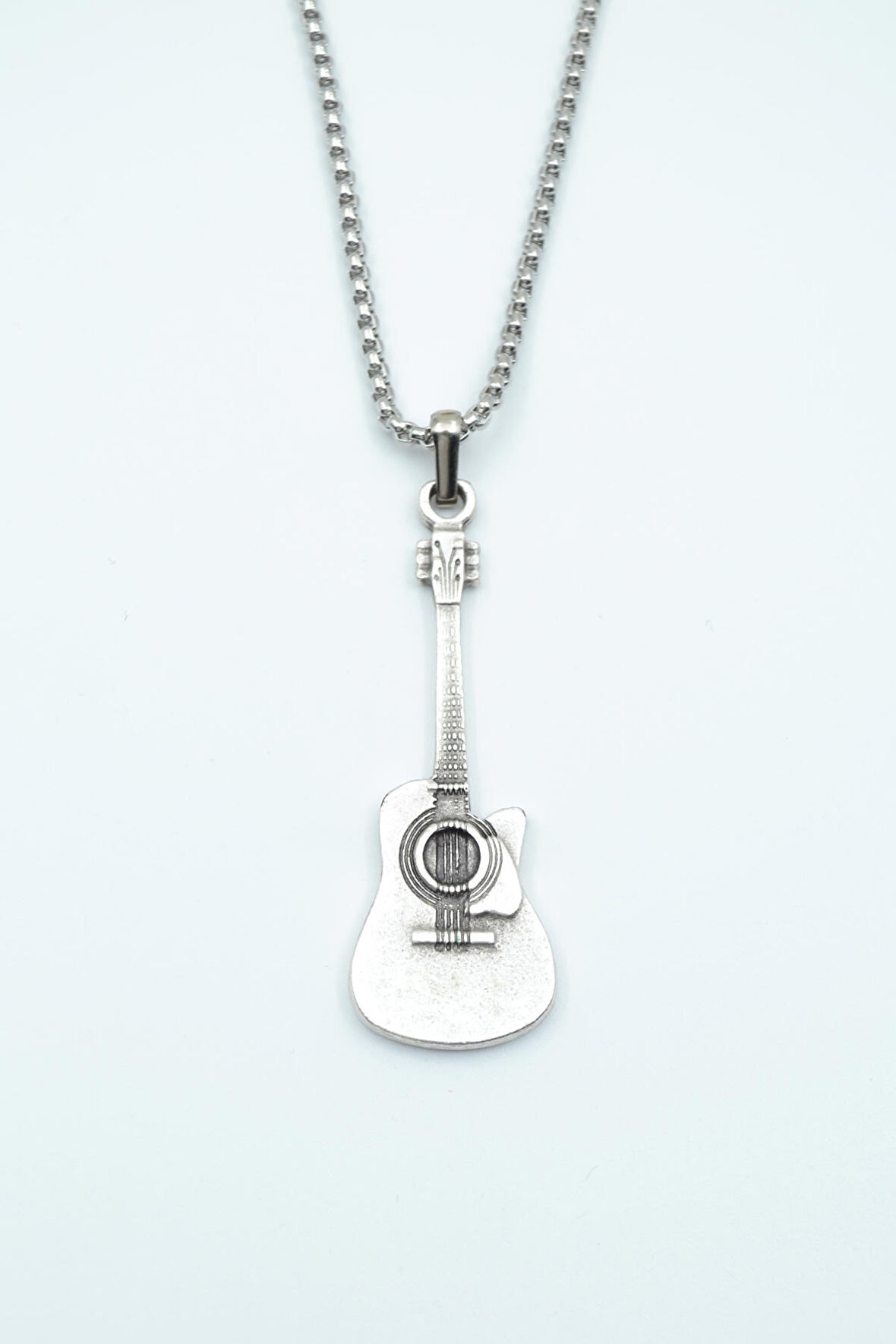 Gitar Örme Zincir Kolye