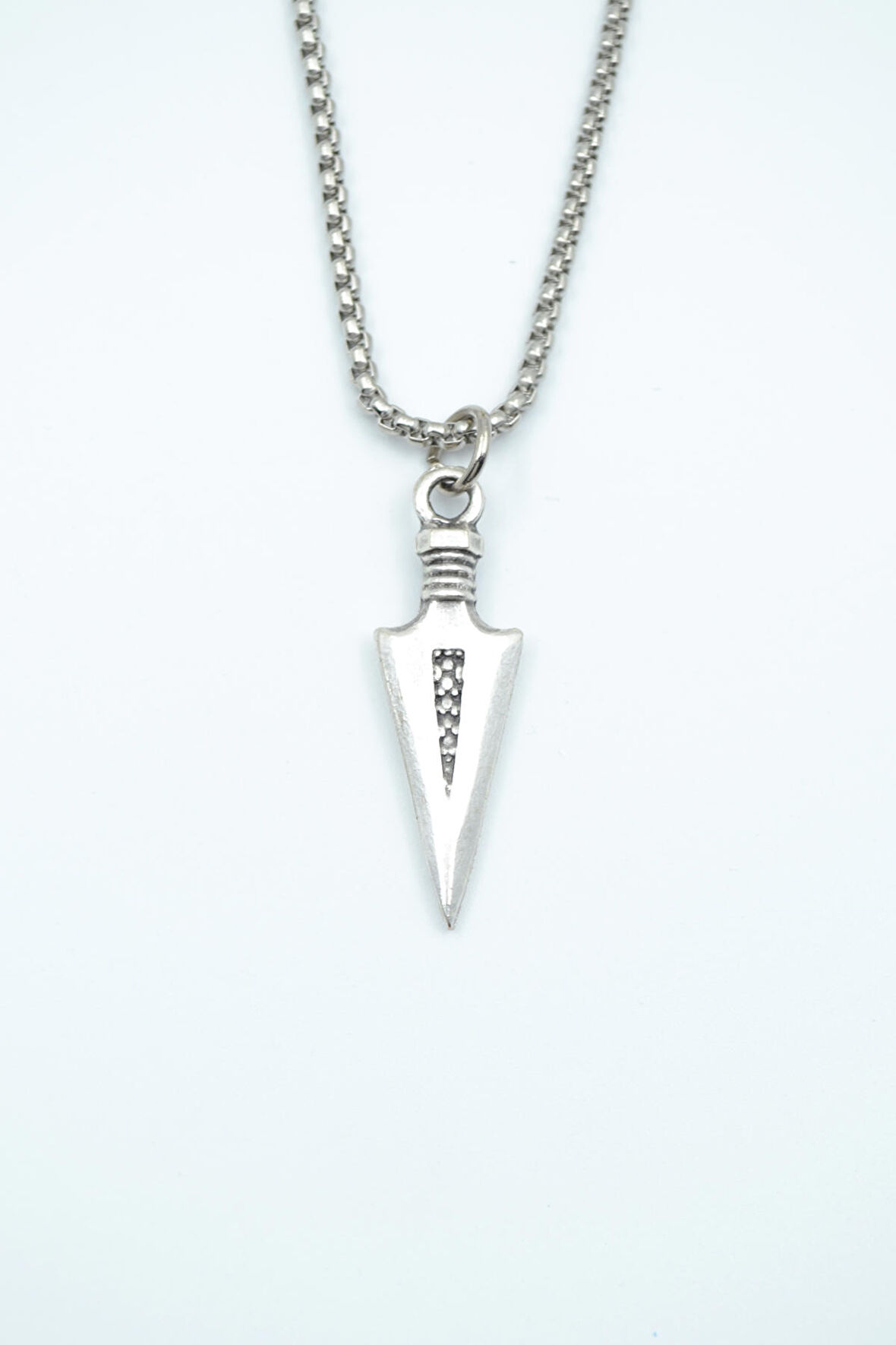 Ok ucu Örme Zincir Kolye