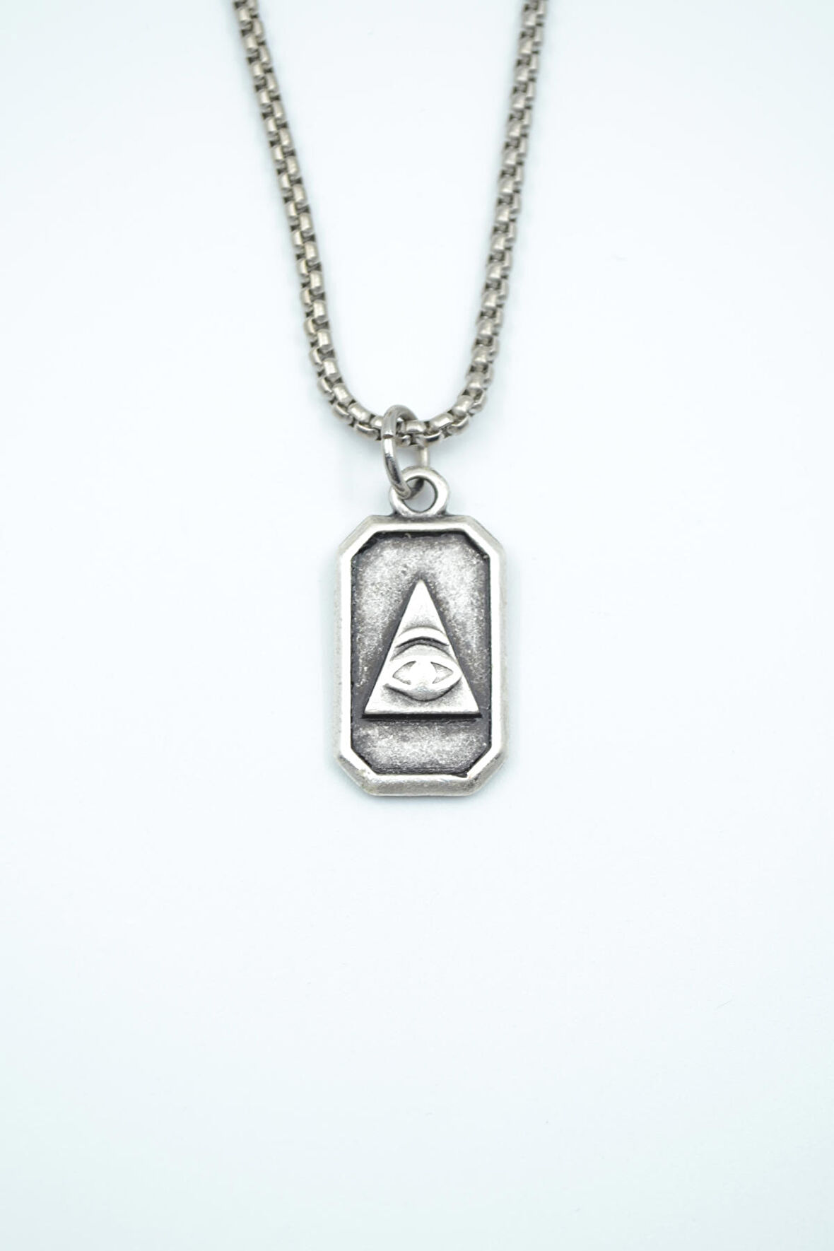 Minimal Göz Örme Zincir Kolye