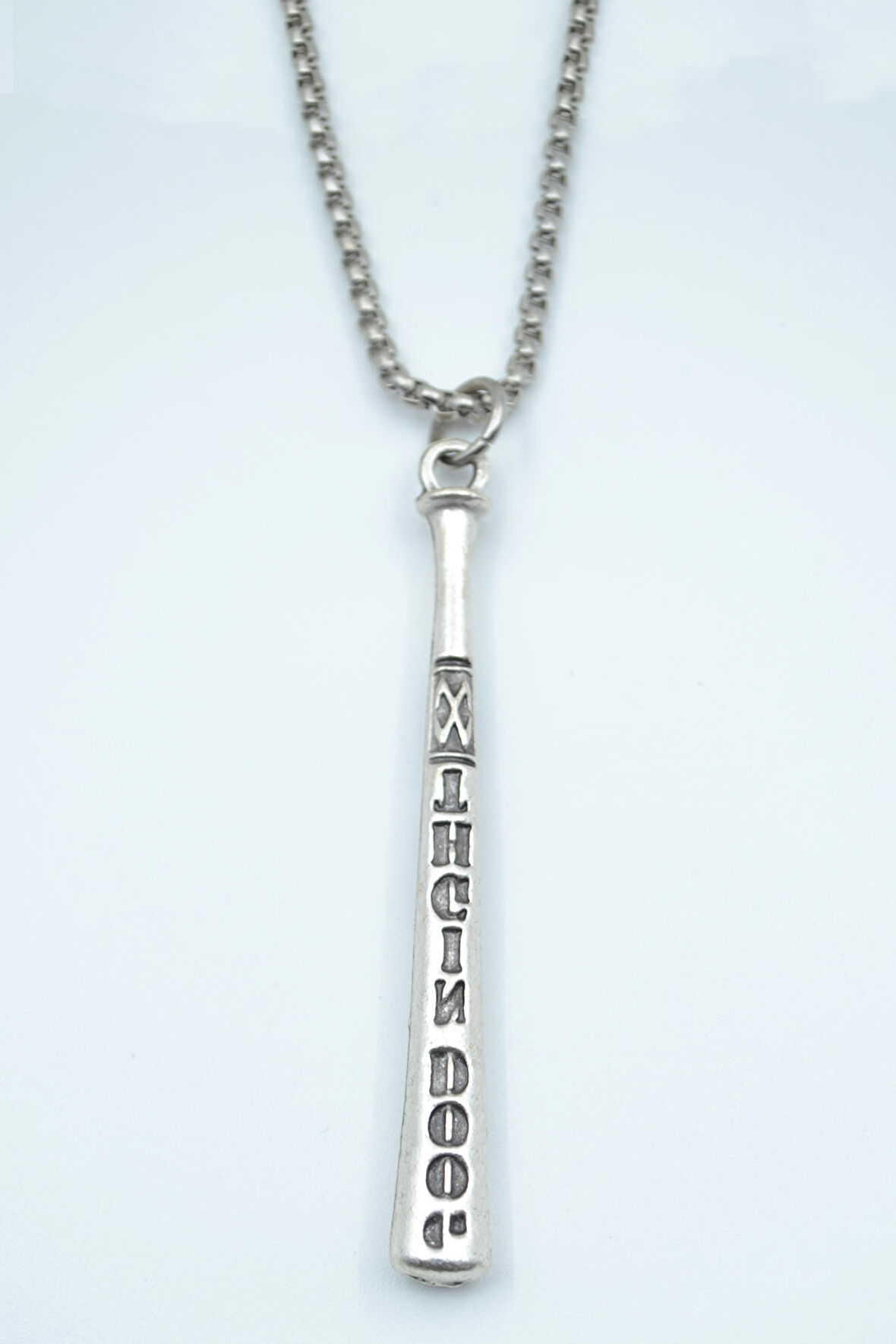 Beyzbol Sopası Örme Zincir Kolye