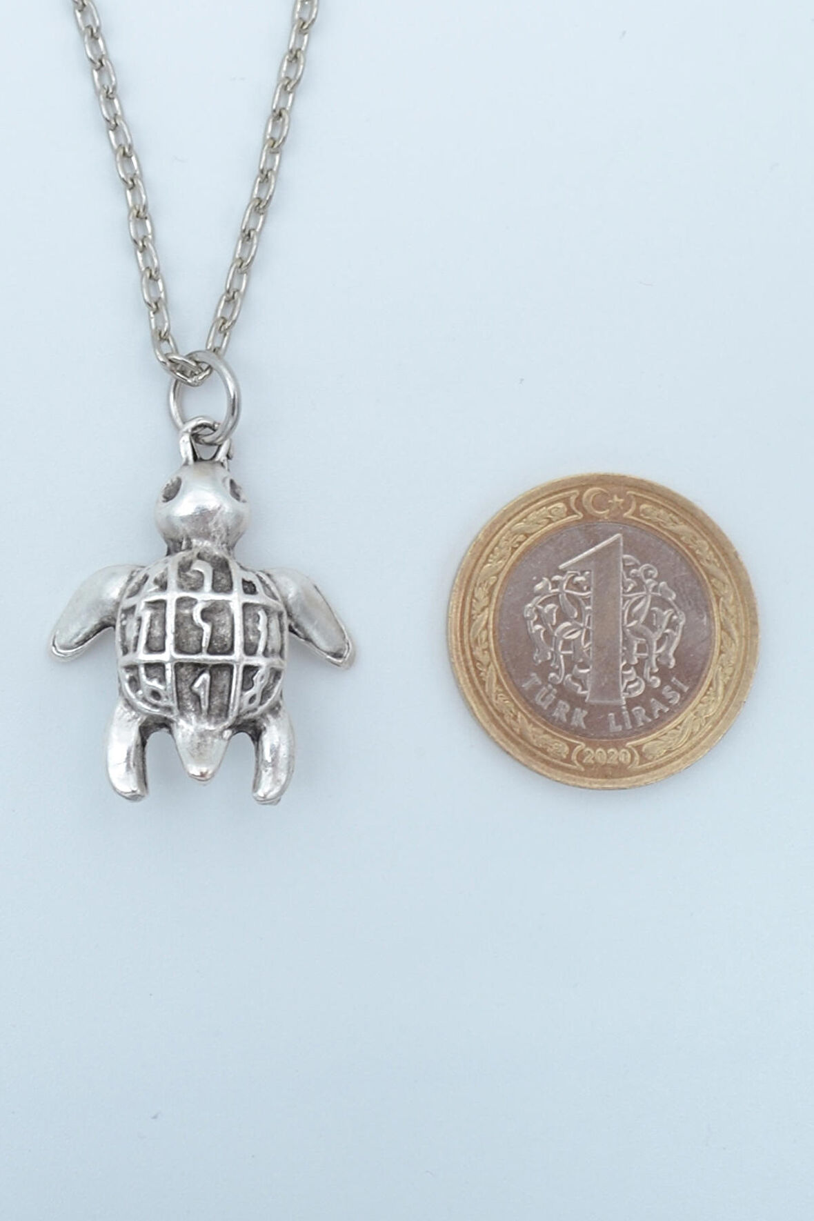 Kaplumbağ  Düz Zincir Kolye