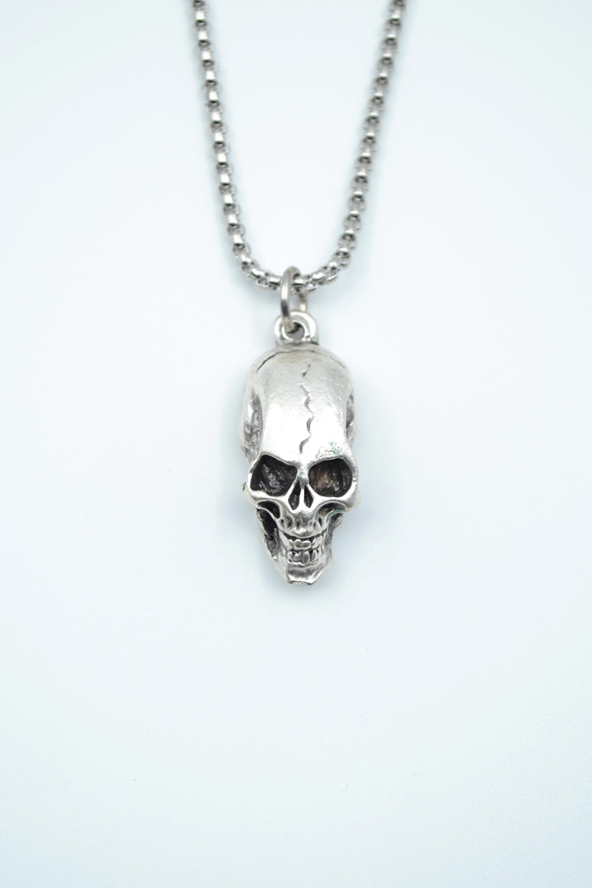 Kuru Kafa Örme Zincir Kolye