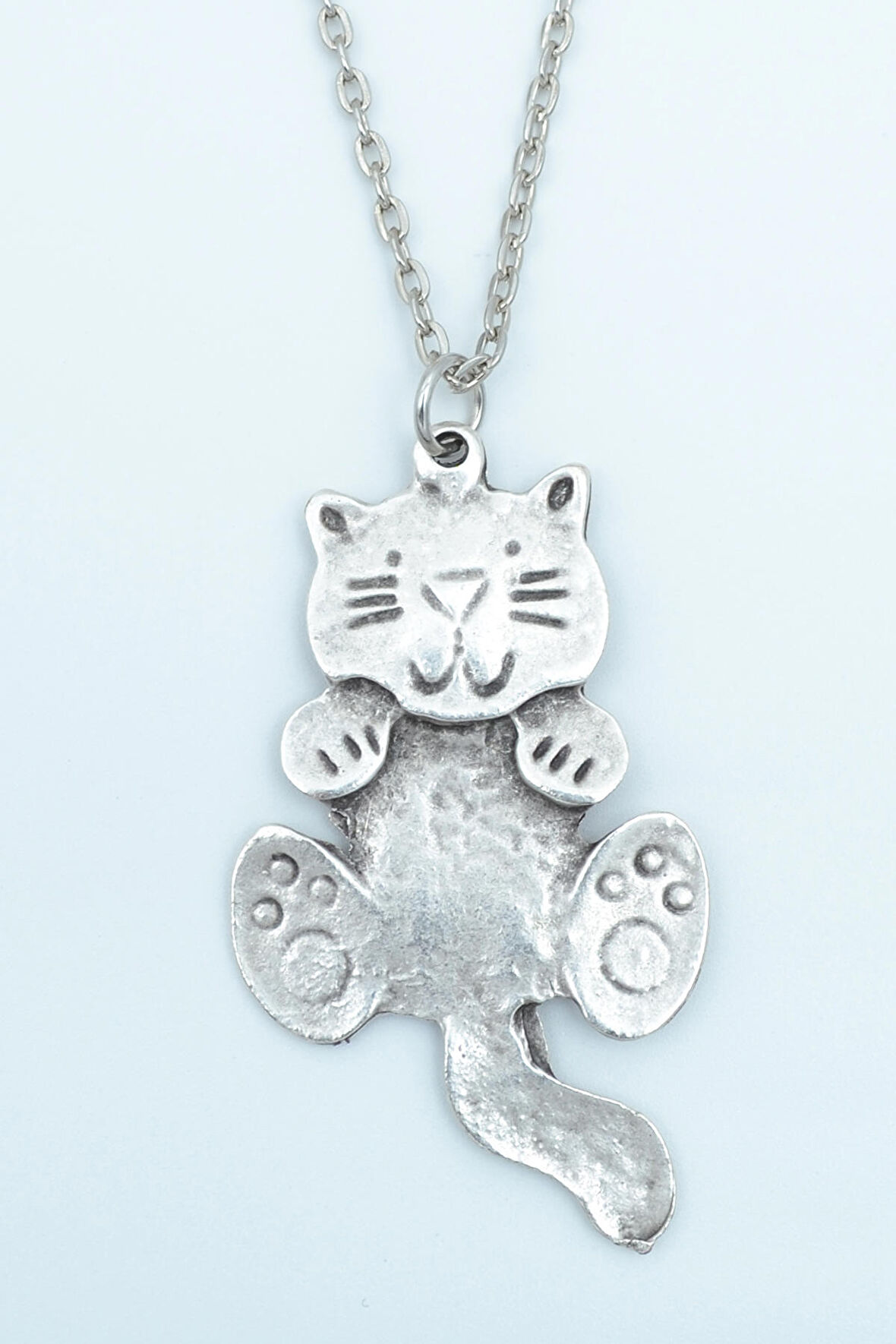 Kedi Düz Zincir Kolye