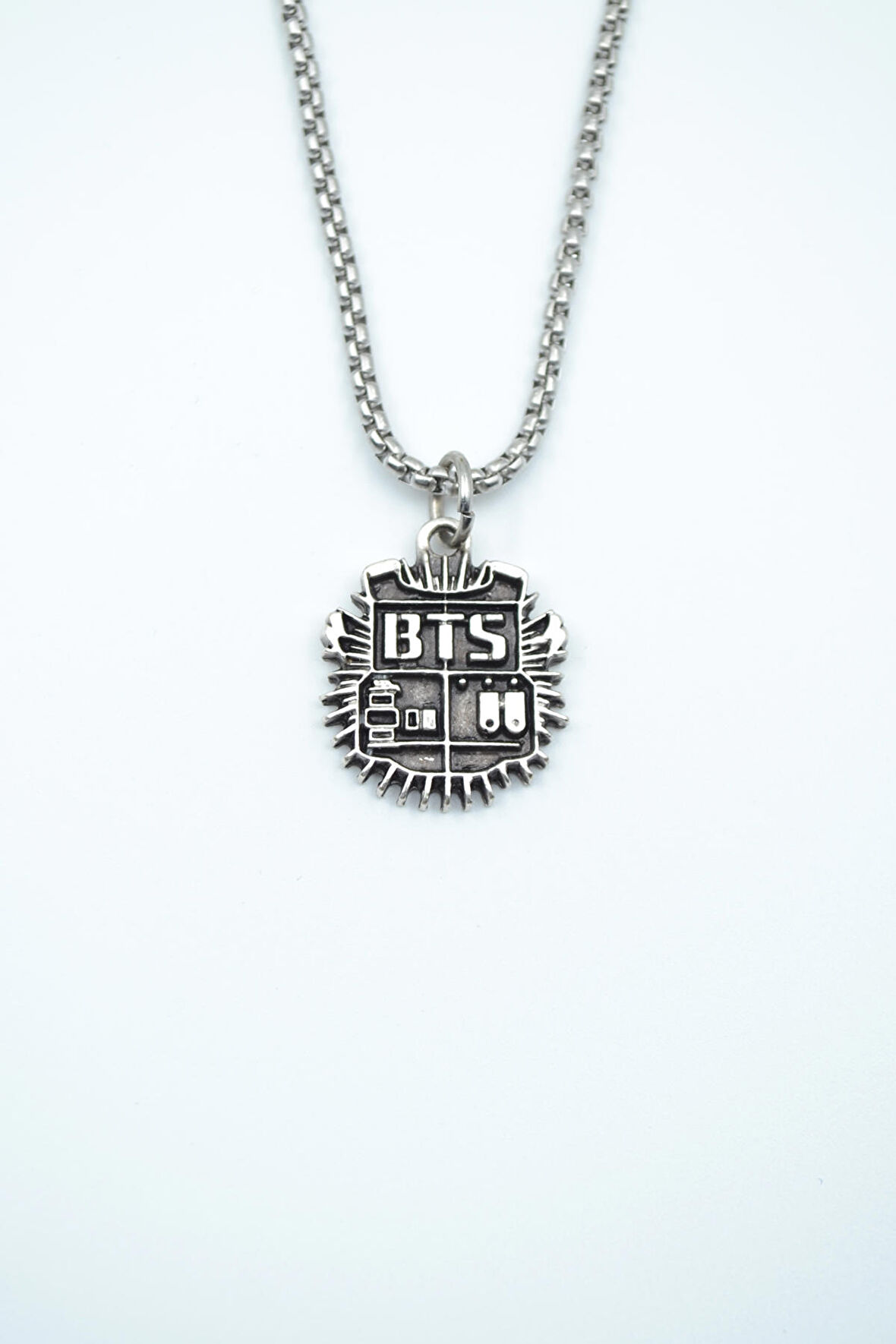 Minimal BTS Army Örme Zincir Kolye