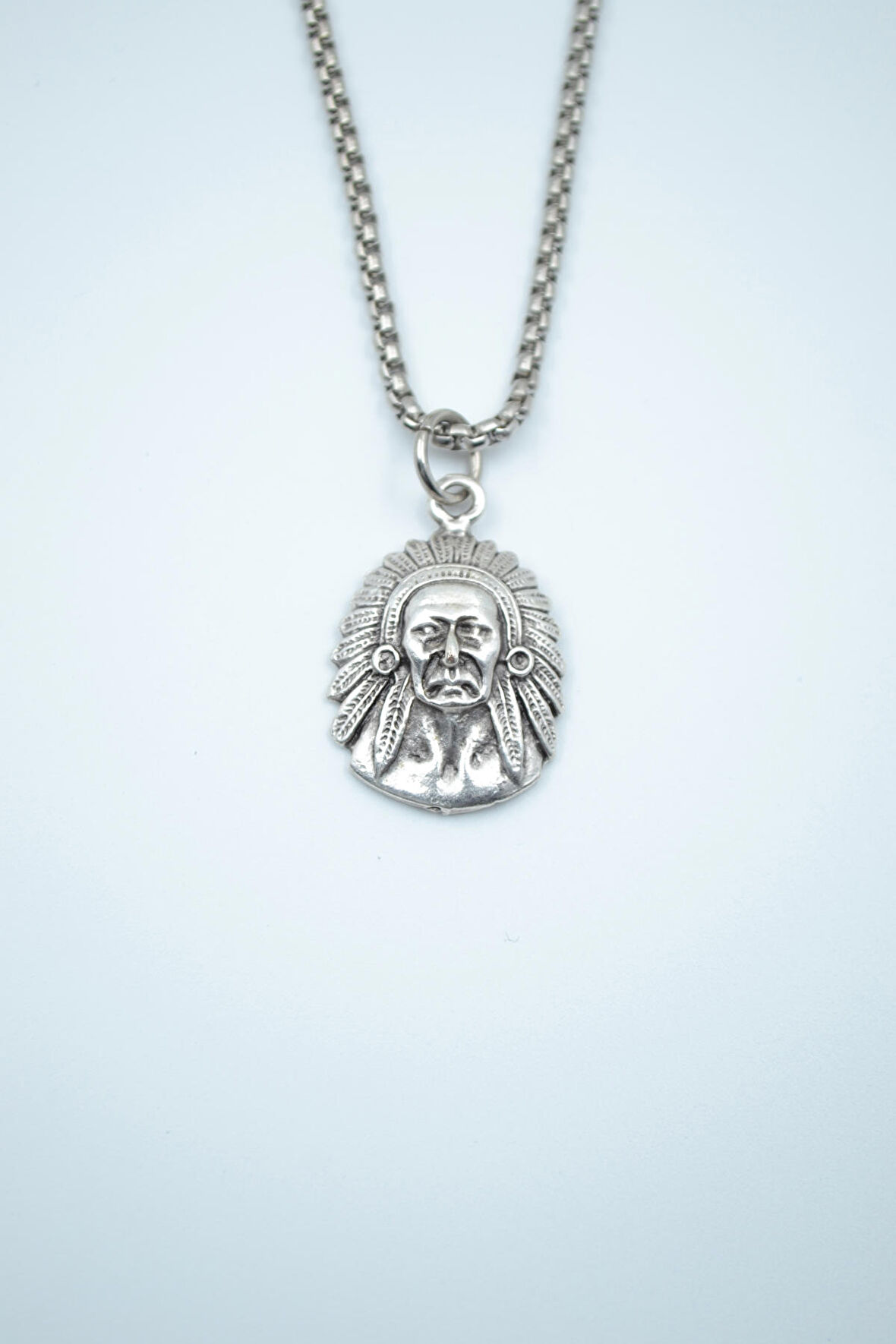 Kızılderili Örme Zincir Kolye