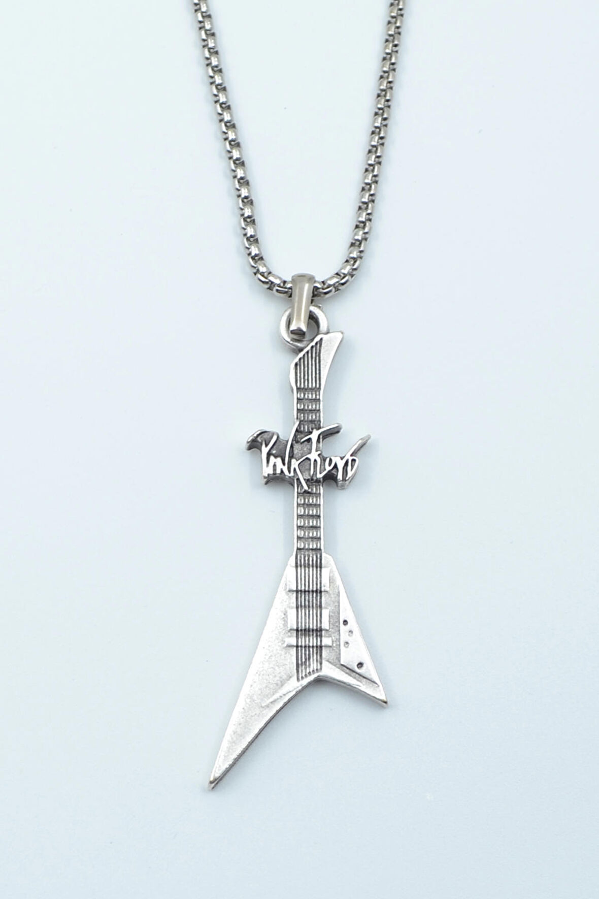 Pink Floyd Elektro Gitar Örme Zincir Kolye
