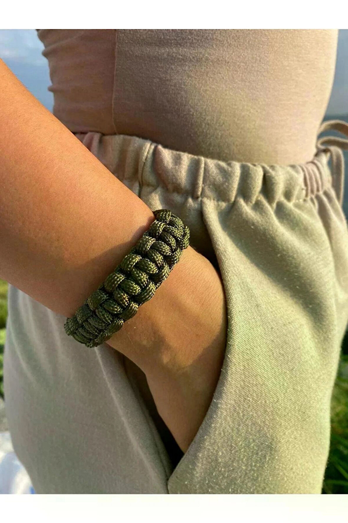 PARACORD BİLEKLİK HAKİ KOBRA MODELİ