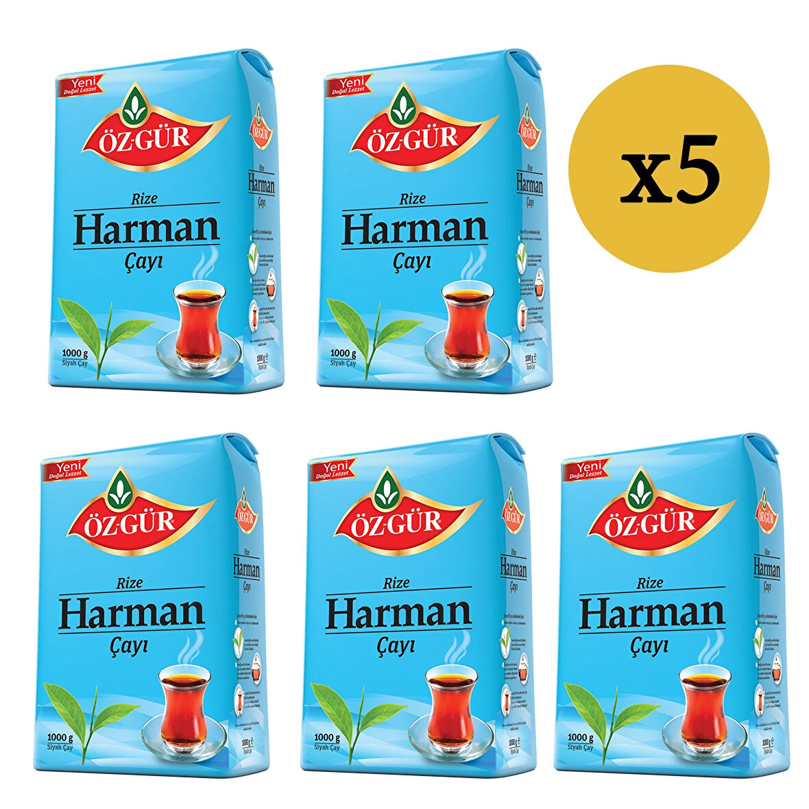ÖZGÜR Harman Çayı 1000 Gr x 5 Adet