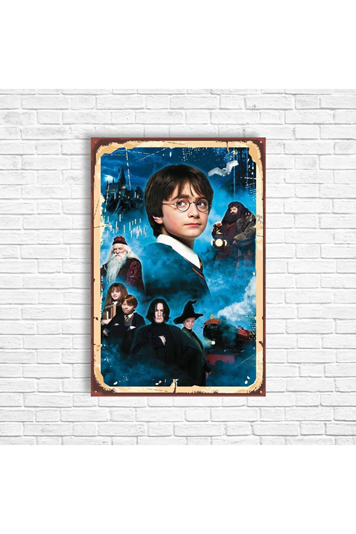 Harry Potter Retro Ahşap Poster