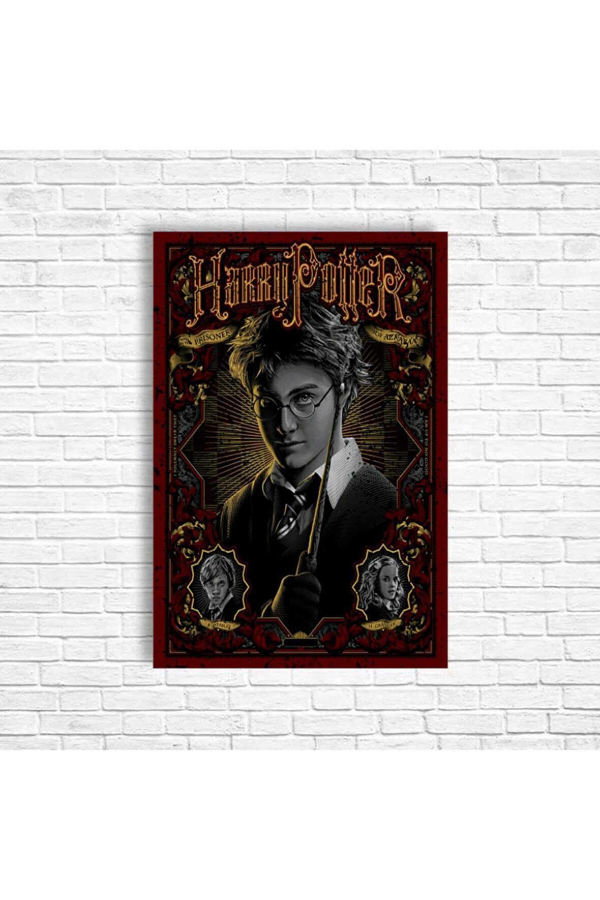 Harry Potter Retro Ahşap Poster