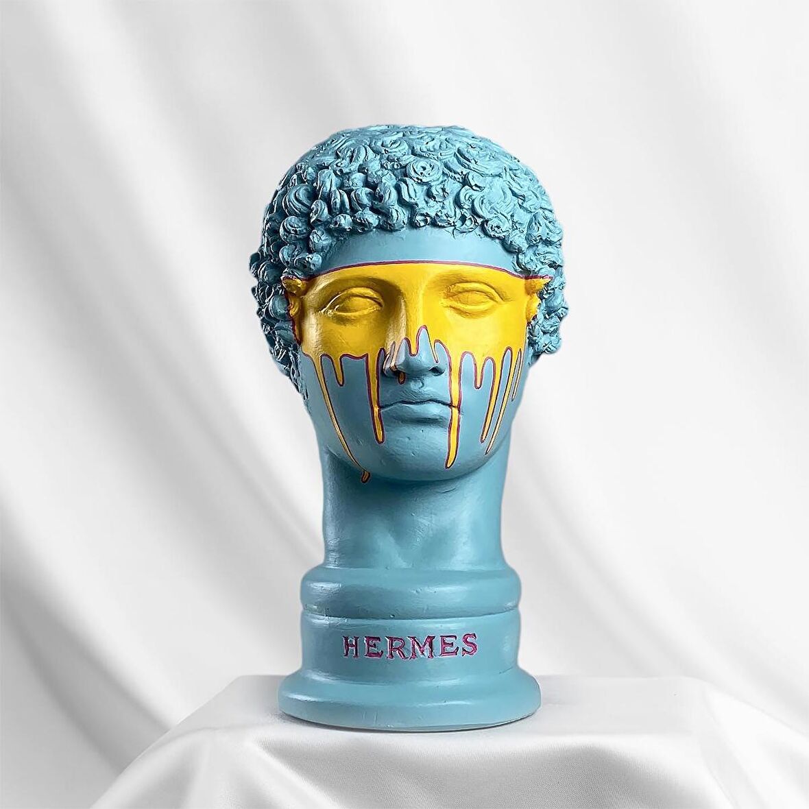 Hermes 'Autumn' Dekoratif Heykel, Pop Art Roma Yunan Heykelleri