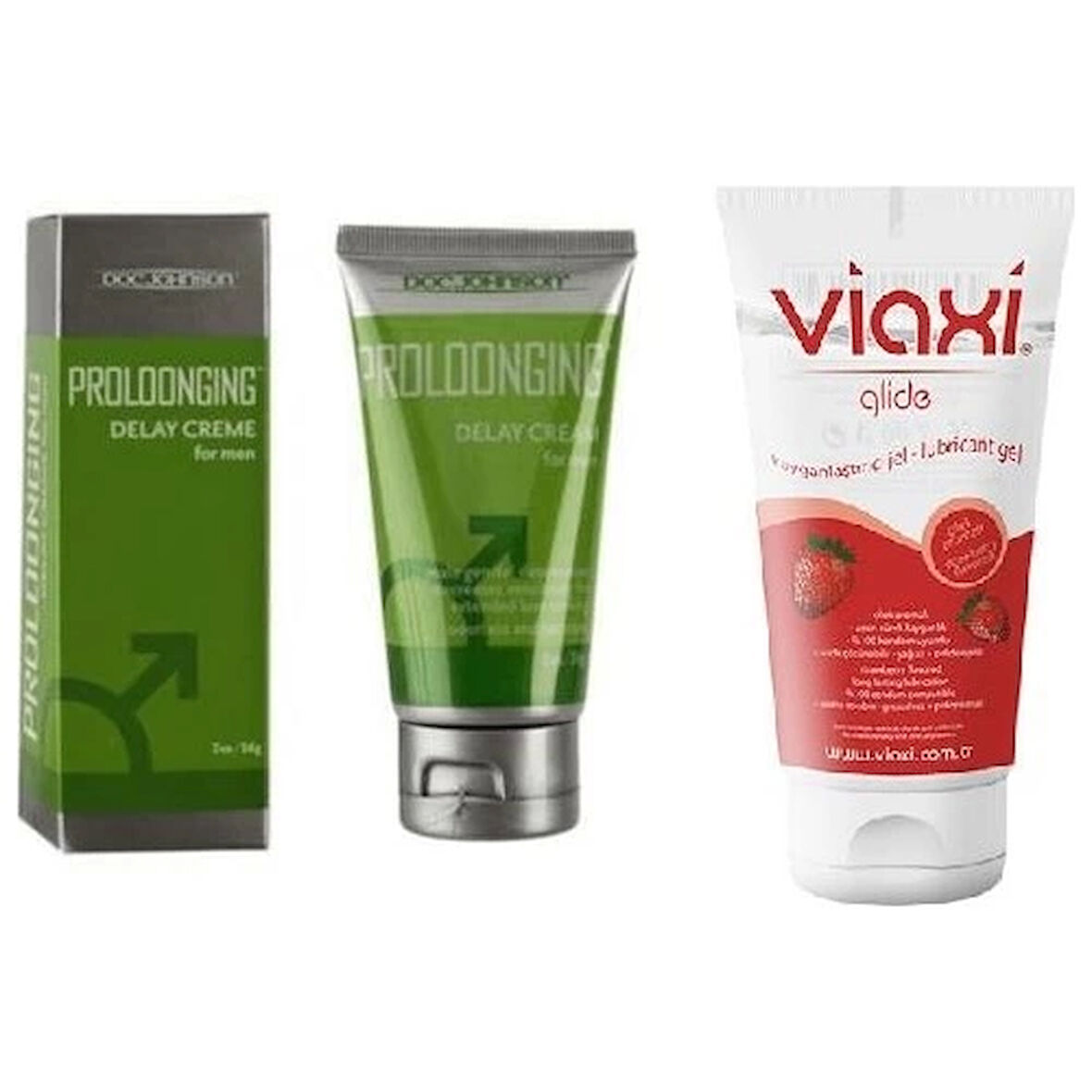 Viaxi Proloongıng Cream 56ML VIAXI Çilek Aromalı Kayganlaştırcı