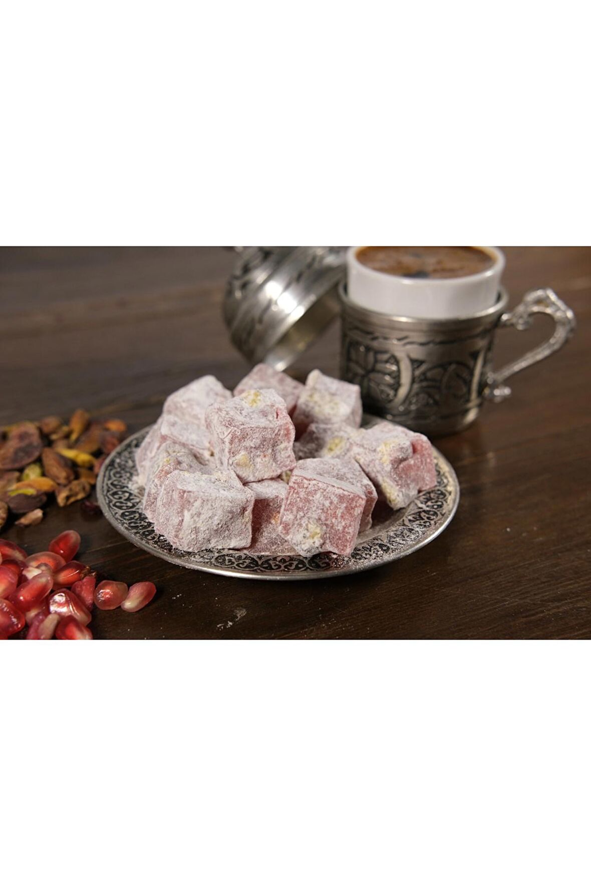 Narlı Fıstıklı Duble Türk Lokumu 250 Gr
