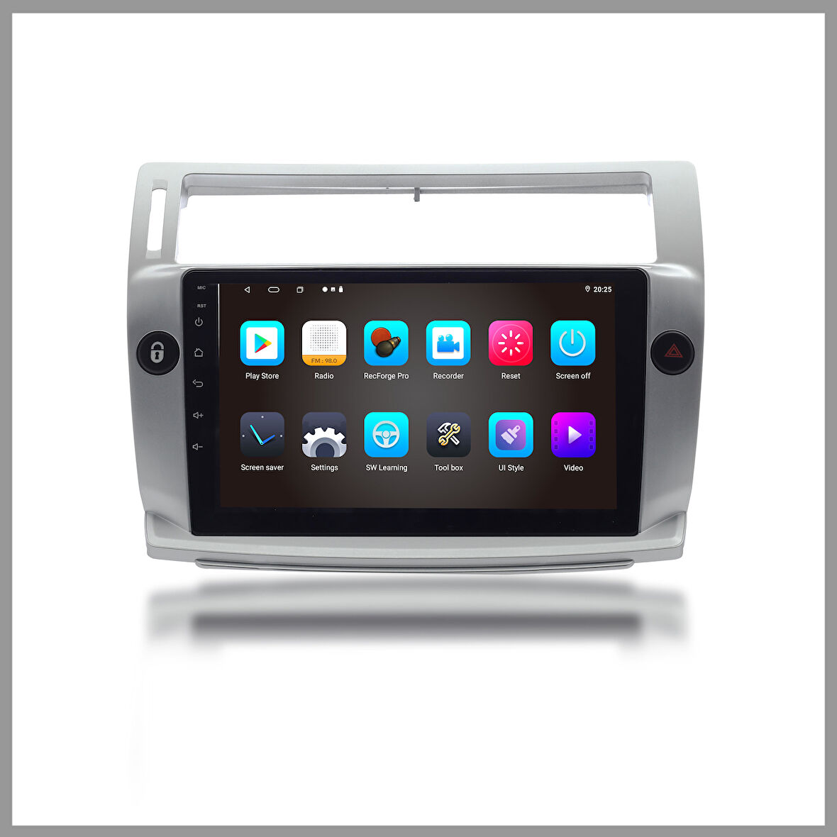 GOVİMAKS CITROEN C4 2005-2010 GRI 6 GB RAM 128 GB HAFIZA ANDROID MULTIMEDIA TEYP