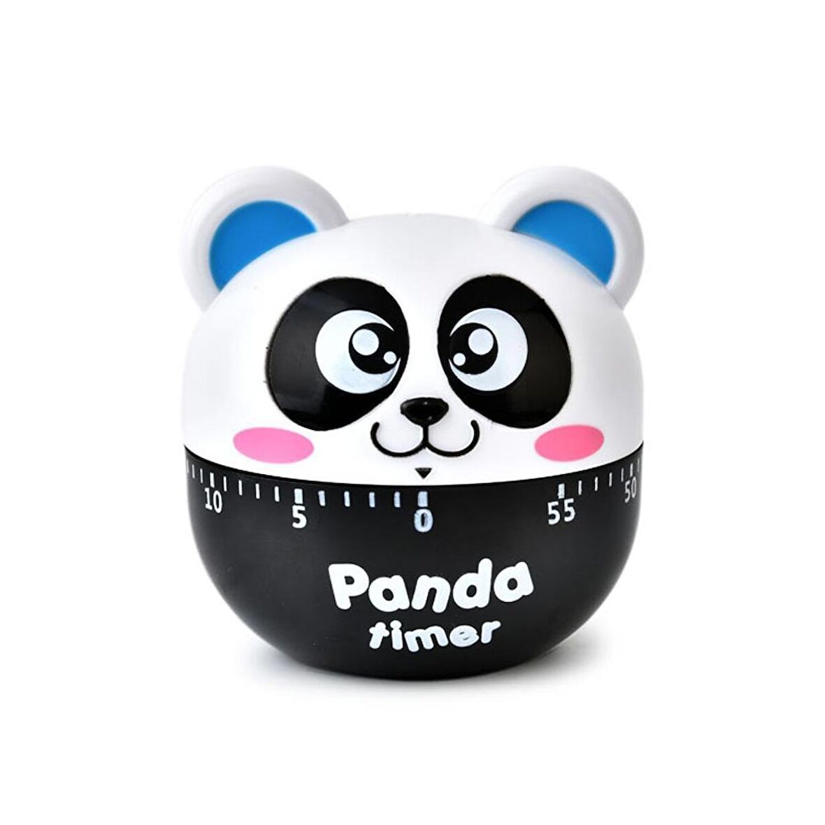 Beyaz Yaratıcı Mekanik Cartoon Panda Timer 60 Dakika Sevimli Plastik Zamanlayıcı