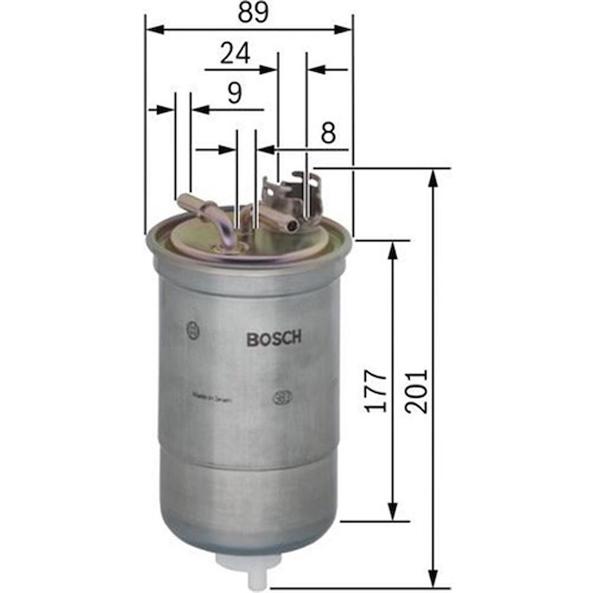 Bosch Yakıt Filtresi Punto-Leon-Toledo Iı-Octavıa-Bora-Golf Iv-Passat-Lt 28-35-Lt 28-46 1.9 Tdı 0450906374