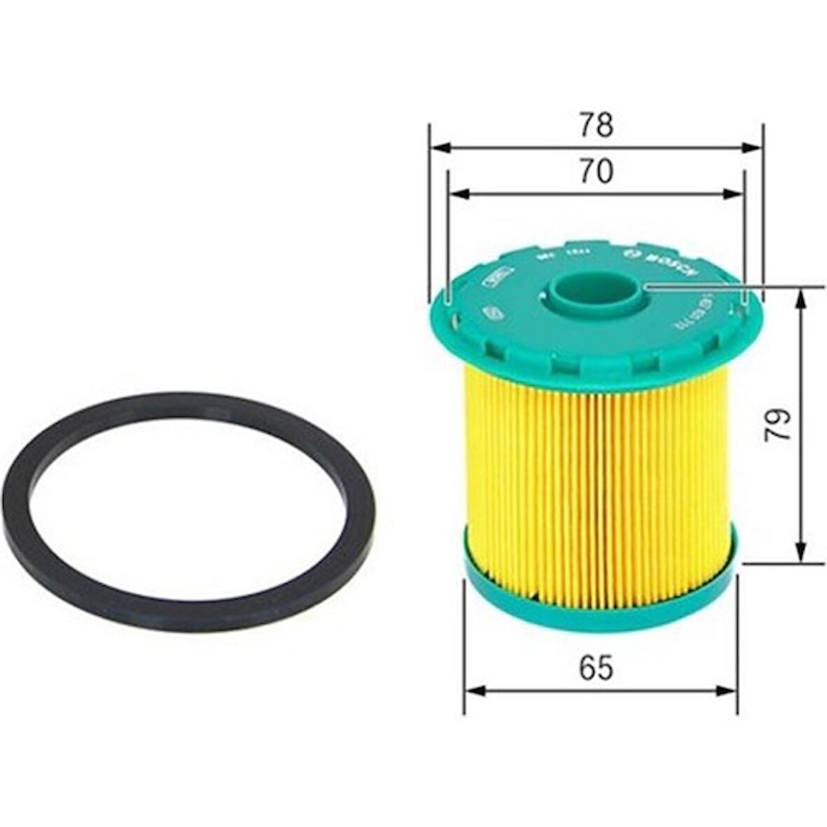Bosch Yakıt Filtresi Clıo Iı-Kangoo-Lgn I-Megane I-Scenıc I-Iı -Trafıc 1.9dti 1457431712