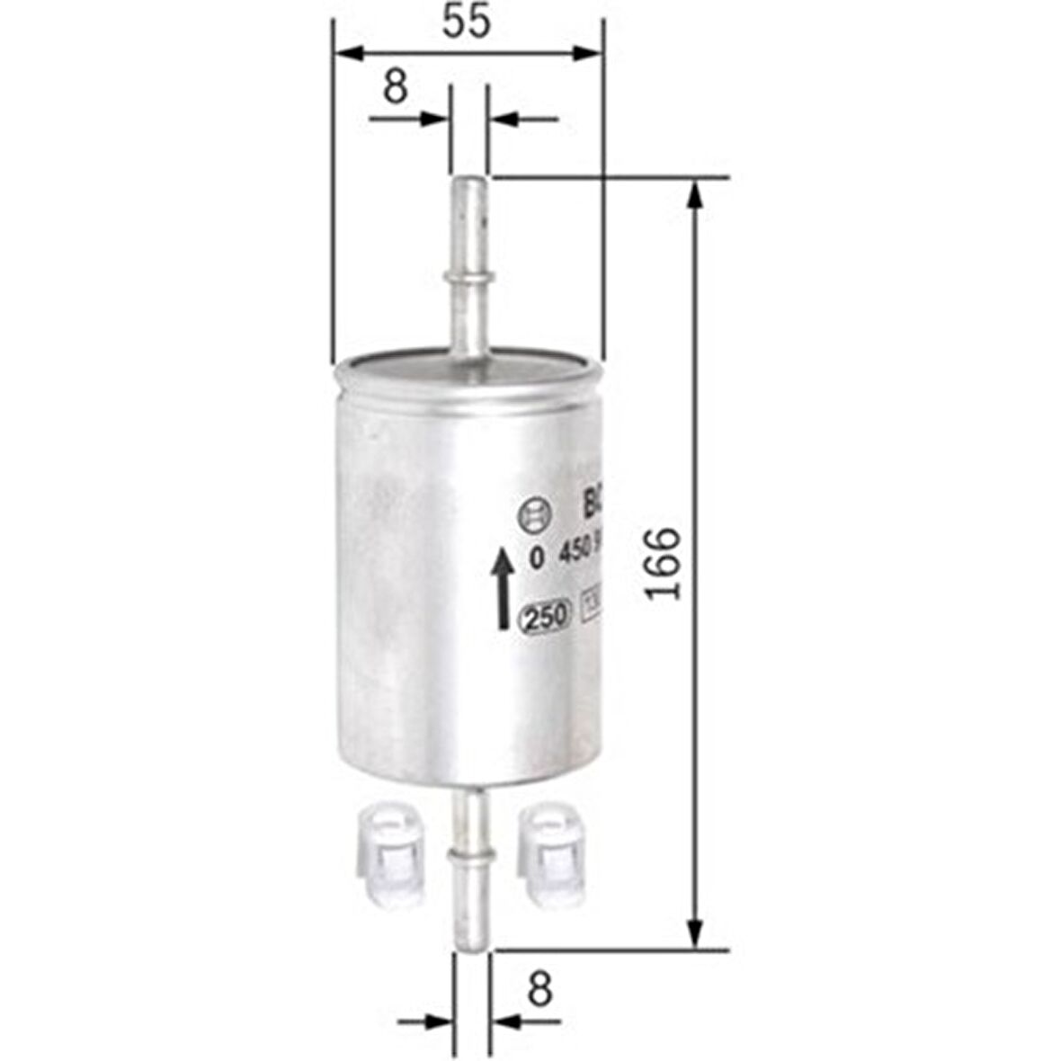 Bosch Yakıt Filtresi Brava-Bravo-Marea-Punto-Tempra-Ducato-Astra G-Combo-Corsa B-C-Merıva-Omega-Cordoba-Ibız 0450905316