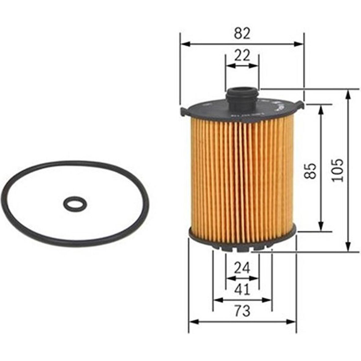 Bosch Yağ Filtresi Volvo S60 Iı 1.5 T2-T3-2.0 T3-T4 15 S90 Iı 2.0 T6 Awd 16 F026407152