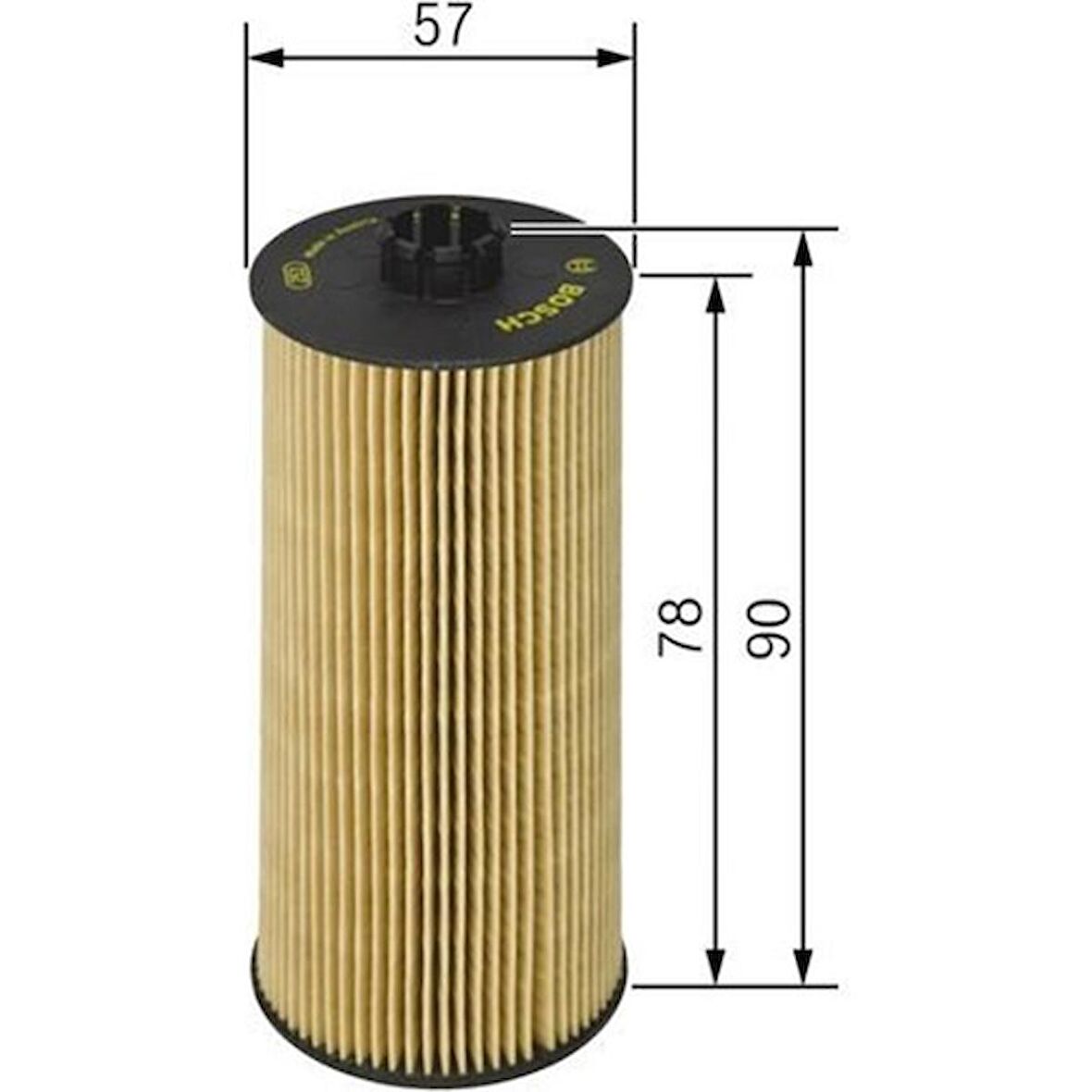 Bosch Yağ Filtresi Mercedes A Seri W169 A150-A160-A170-A180-A200- B Seri W245 B150-B160-B170-B180-B200 1457429306